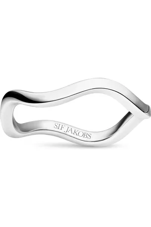 Sif Jakobs Accessoires, Dames, Grijs, 56 MM, Golf Ellera Ring in Sterling Zilver