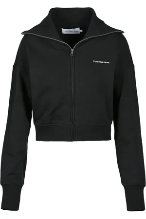 Calvin Klein Sweatshirts & Hoodies, Dames, Zwart, XS, Katoen, Sweatshirts Hoodies