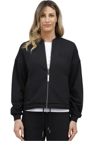 Max Mara Sweatshirts & Hoodies, Dames, Zwart, L, Stijlvolle Sweatshirt voor Vrouwen