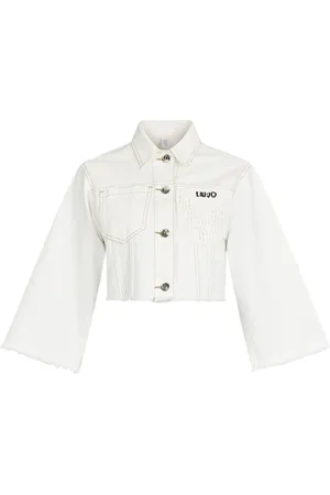 Liu Jo Jassen, Dames, Wit, XS, Katoen, Katoenen T-shirt