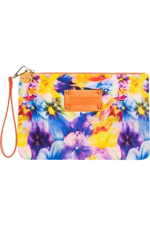 4GIVENESS Tassen, Dames, Veelkleurig, ONE Size, Digitale Bloemen Clutch Accessoire Ss 25