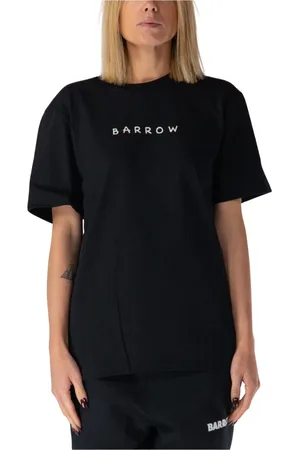 BARROW Tops, Dames, Zwart, L, Iconische Flock Unisex T-shirt