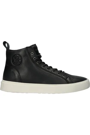 Blackstone Schoenen, Heren, Zwart, 42 EU, Leer, Ruby Innik Sneaker (hoog)