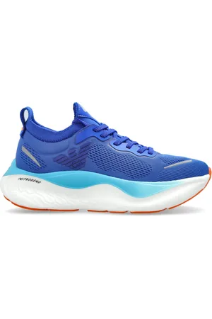 EA7 Schoenen, Dames, Blauw, 36 EU, Sportschoenen met logo