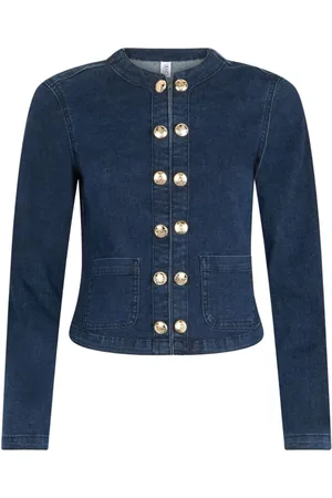 Liu Jo Jassen, Dames, Blauw, S, Blauwe Jassen voor Vrouwen