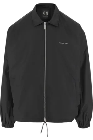 44 Label Group Jassen, Heren, Zwart, L, Nylon, Nylon Coach Jack Zwart Portugal