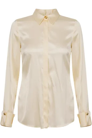 Elisabetta Franchi Blouses & Shirts, Dames, Geel, XL, Stijlvol Model Jurk