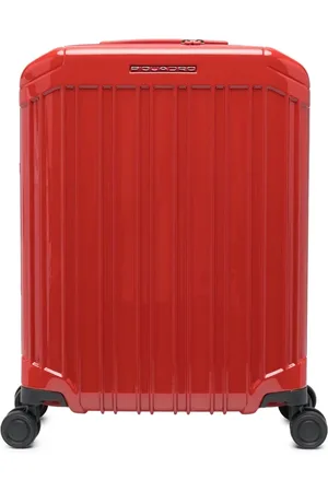 Piquadro Koffers, unisex, Rood, ONE Size, Rode Harde Ultra Slim Koffer