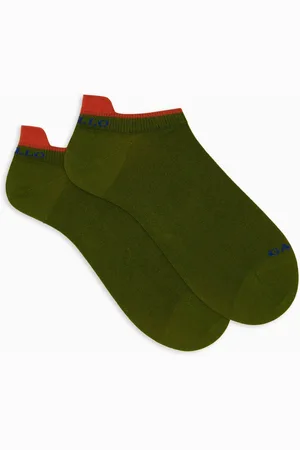 Gallo Ondergoed, Heren, Groen, M, Katoen, Katoenen sneakers voor heren effen groen
