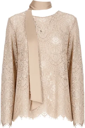 D.EXTERIOR Blouses & Shirts, Dames, Roze, M, Roze Blouse met Ronde Hals