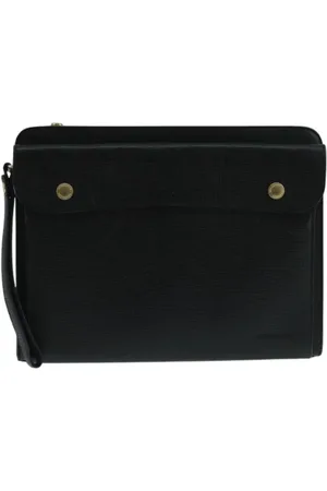 Burberry Pre-owned, Dames, Zwart, ONE Size, Leer, Pre-owned Leather clutches