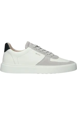 Blackstone Schoenen, Heren, Wit, 41 EU, Leer, Witte Navy Sneaker (laag)