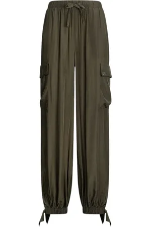 Liu Jo Broeken, Dames, Groen, S, Polyester, Stijlvolle mix van polyester en viscose
