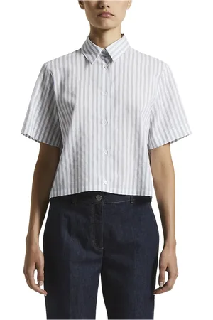 PESERICO SIGN Blouses & Shirts, Dames, Blauw, 2Xs, Blouses & Shirts