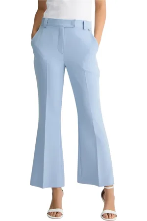 Liu Jo Broeken, Dames, Blauw, M, Polyester, Elegante mix van polyester en elastaan