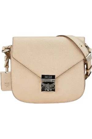 MCM Pre-owned, Dames, , ONE Size, Leer, Pre-owned Leather crossbody-bags