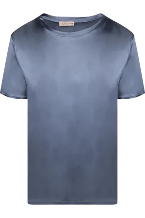 BLANCA Tops, Dames, Blauw, M, Blauw T-shirt voor vrouwen
