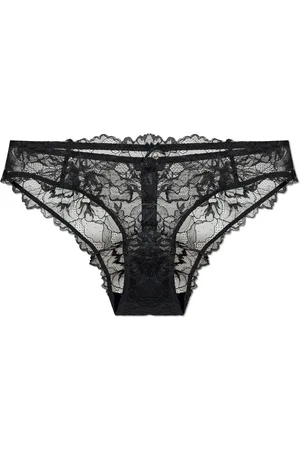 Emporio Armani Ondergoed, Dames, Zwart, M, Kanten slipjes