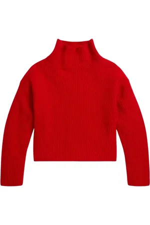 Ralph Lauren Truien, Dames, Rood, L, Wol, Sweatshirts Hoodies