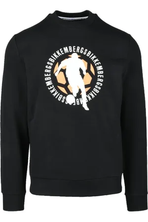 Bikkembergs Sweatshirts & Hoodies, Heren, Zwart, M, Katoen, Sweatshirts Hoodies