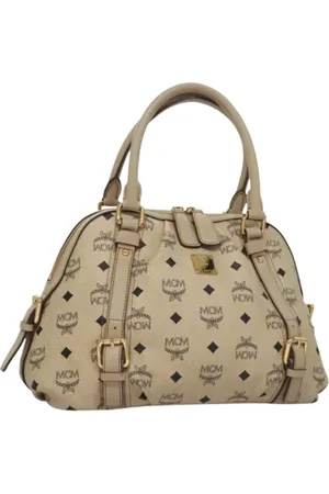 MCM Pre-owned, Dames, , ONE Size, Leer, Tweedehands leren handtassen