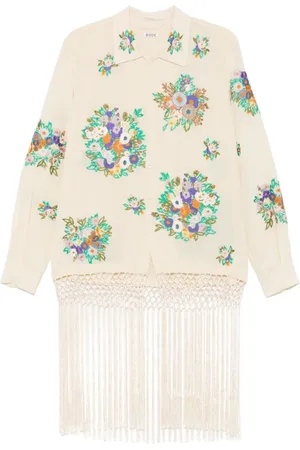 BODE Overhemden, Heren, Veelkleurig, M, Bloementaal Shirt