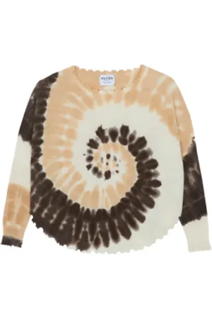 KUJTEN Truien, Dames, Veelkleurig, S, Sunny Cashmere Tie & Dye Sweater