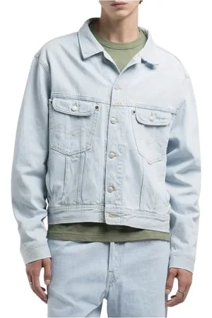 Replay Jassen, Heren, Blauw, L, Katoen, Katoenen Jas