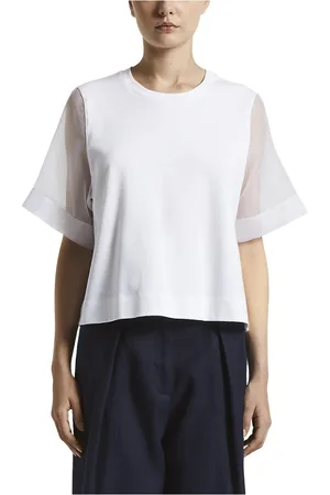 PESERICO SIGN Blouses & Shirts, Dames, Wit, L, Blouses & Shirts
