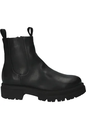 Blackstone Schoenen, Dames, Zwart, 37 EU, Leer, Smilla Mid Chelsea Boots