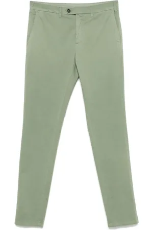 CANALI Broeken, Heren, Groen, 3Xl, Fern Front Button Broek