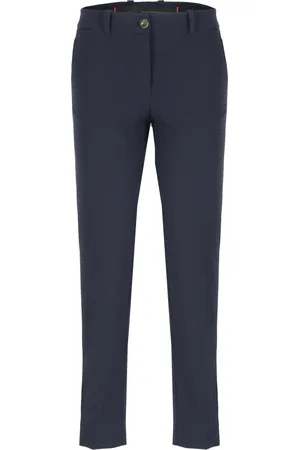 RRD Broeken, Dames, Blauw, M, Blauwe Broek met Micro Patroon
