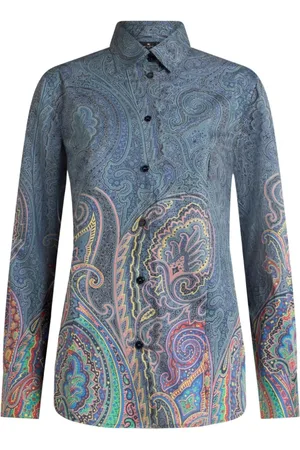 Etro Blouses & Shirts, Dames, Veelkleurig, S, Katoen, Chique Damesoverhemd X0884