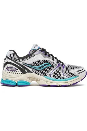 Saucony Schoenen, Dames, Veelkleurig, 41 EU, Retrostijl Progrid Triumph 4 Sneakers