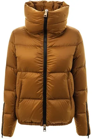 HERNO Jassen, Dames, Geel, S, Lichtgewicht donsjack zandkleur