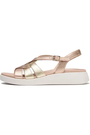 Wonders Schoenen, Dames, Geel, 40 EU, Sandalias Paterna Oro, Color: Metalizados