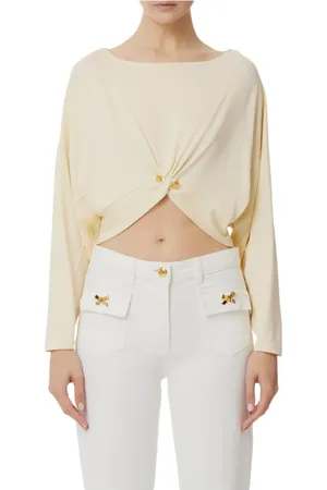 Elisabetta Franchi Blouses & Shirts, Dames, , M, Stijlvol Model Damesjurk