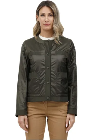 Aspesi Jassen, Dames, Groen, S, Nylon, Nylon Lile Jas