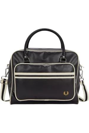 Fred Perry Tassen, Heren, Zwart, ONE Size, Polyester, Klassieke Holdall