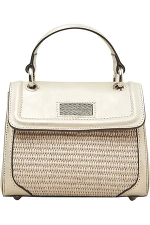 PESERICO SIGN Tassen, Dames, , ONE Size, Bi-materiaal mini tas met Punto Luce