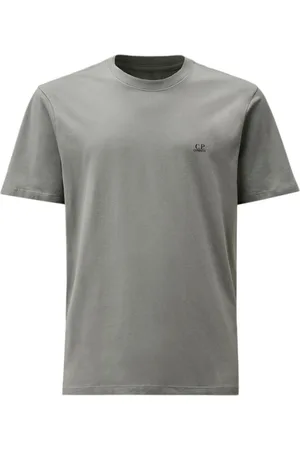 C.P. Company Tops, Heren, Grijs, XL, Korte Mouw T-Shirts Collectie