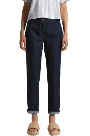 PESERICO SIGN Jeans, Dames, Blauw, L, Katoen, Lichtgewicht comfort katoen denim