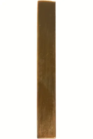 Dolce & Gabbana Accessoires, Heren, Geel, ONE Size, Gouden Messing Logo Stropdasclip Bar