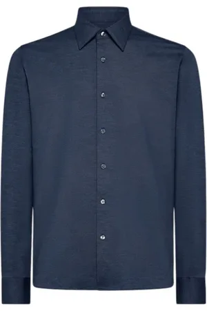 RRD Overhemden, Heren, Blauw, L, Jacquard Oxford Technisch Overhemd Non-Iron