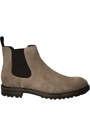 Blackstone Schoenen, Heren, Bruin, 40 EU, Suède, Handgemaakte Chelsea Boots