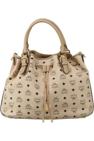 MCM Pre-owned, Dames, , ONE Size, Leer, Pre-owned Leather totes