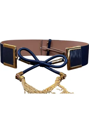 Elisabetta Franchi Accessoires, Dames, Blauw, XS, Stijlvolle 100% PU Leren Handtas