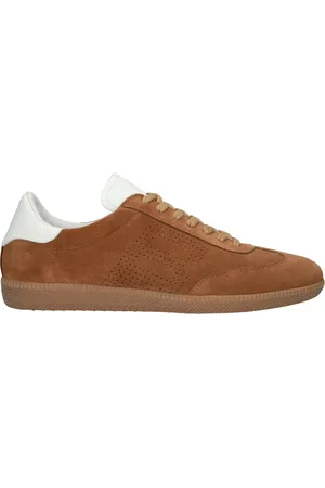 Blackstone Schoenen, Heren, Bruin, 43 EU, Lime Wren Perf - Cognac - Sneaker (low)