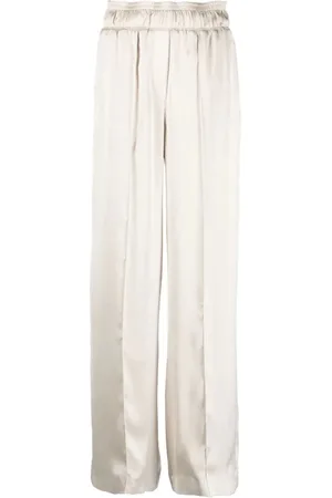 Brunello Cucinelli Broeken, Dames, Wit, M, Witte Pantalone Broek Vrouwen Stijlvol
