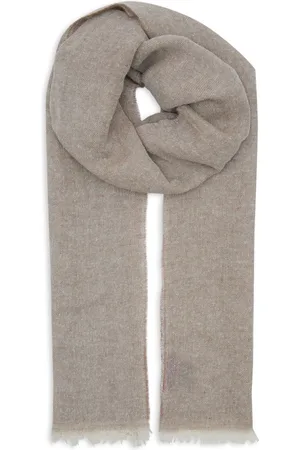 Gallo Accessoires, unisex, , ONE Size, Linnen, Unisex zijden en linnen sjaal met effen kleur